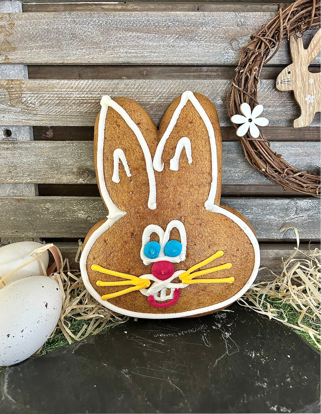 Lebkuchen Osterhase Kopf