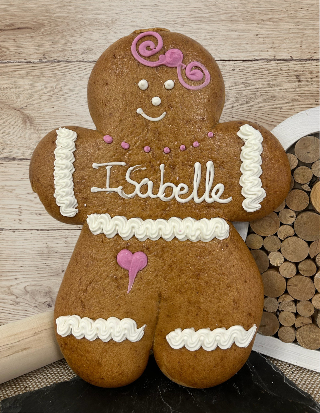 Maidele Lebkuchen, rosa rand