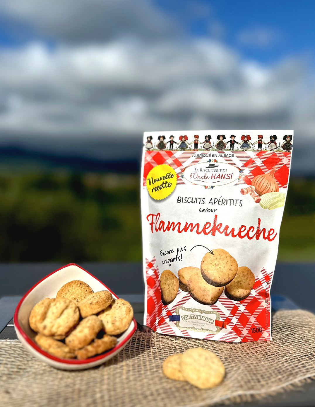 Brezels Crackers Munster-Käse & Kümmel